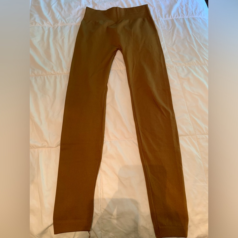 NWOT Zenana Leggings. Fleece Lined. Tummy Control. Full Length.